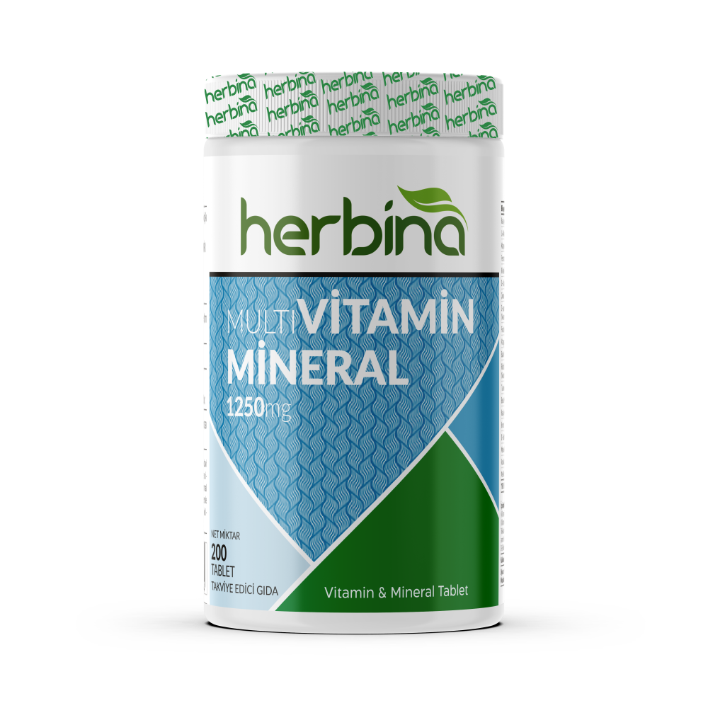 Herbina Multivitamin Mineral 1250 mg 200 Tablet