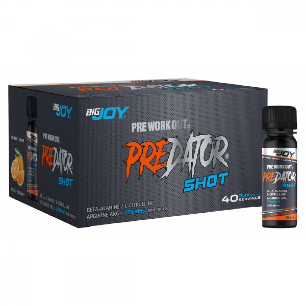 Bigjoy Sports Predator Shot Portakal 20 x 60ml