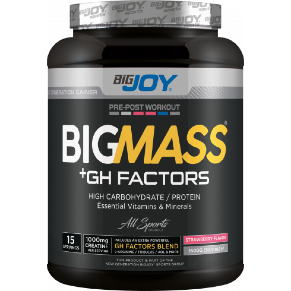 Bigjoy Sports BIGMASS Gainer GH FACTORS 1500 gr