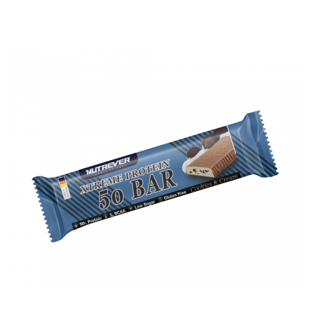 Nutrever Xtreme Protein Bar 50 Gr 24 Adet Kurabiye Aromalı