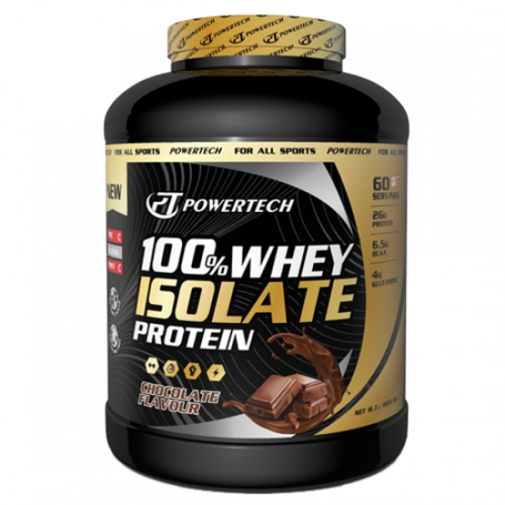 Powertech %100 Isolate Whey Protein Tozu ( Izole Whey Protein ) 1800 Gr